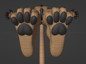 Arthur Anthro Lion 3D Model