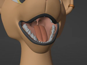 Arthur Anthro Lion 3D Model