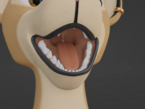 Arthur Anthro Lion 3D Model