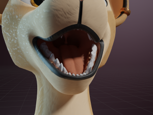 Arthur Anthro Lion Model 3D