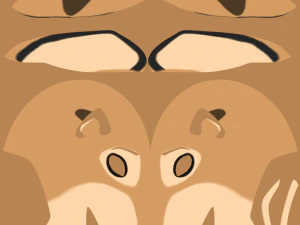 Arthur Anthro Lion 3D Model