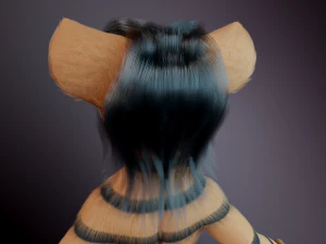 John Anthro Tiger 3D Model