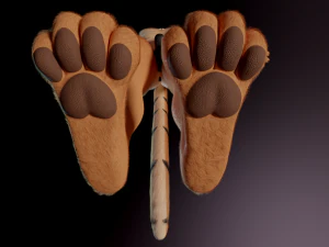 John Anthro Tiger 3D Model