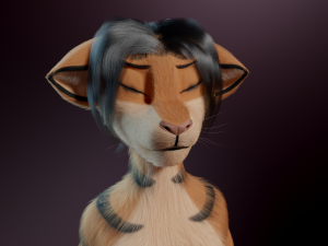 John Anthro Tiger 3D मॉडल
