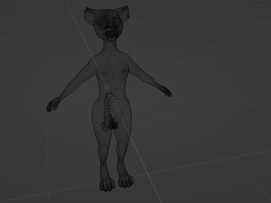 John Anthro Tiger 3D मॉडल