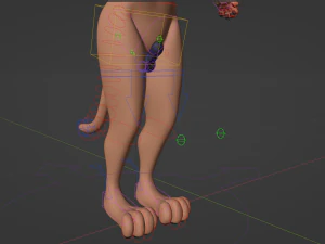 John Anthro Tiger 3D Model