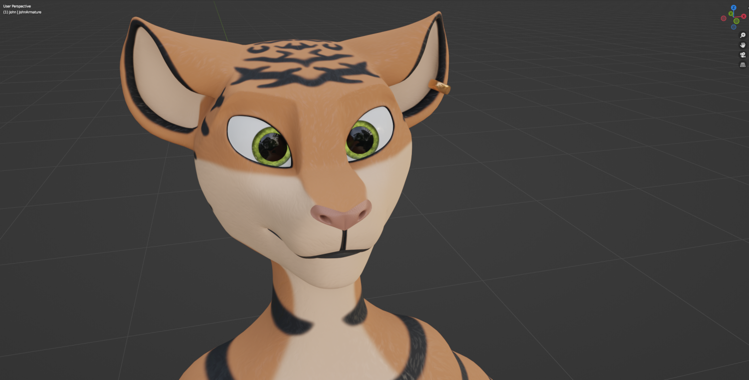 Cartoon Tiger Animated 3D Model in Characters - UE Marketplace