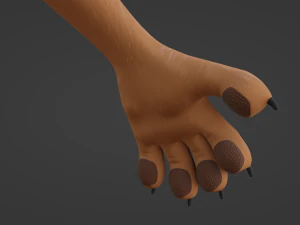 John Anthro Tiger 3D Model