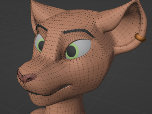 John Anthro Tiger 3D मॉडल