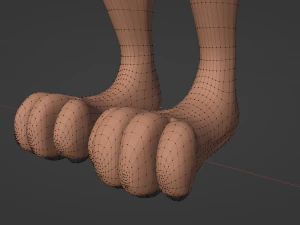 John Anthro Tiger 3D Model