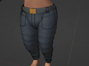 John Anthro Tiger 3D Model