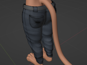 John Anthro Tiger 3D मॉडल