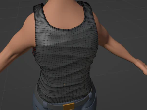John Anthro Tiger 3D Model