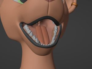 John Anthro Tiger 3D मॉडल