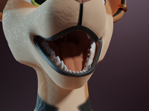 John Anthro Tiger 3D मॉडल