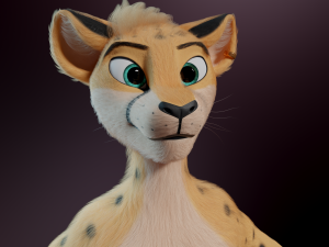 David Anthro Cheetah 3D मॉडल