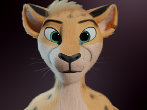 David Anthro Cheetah 3D मॉडल