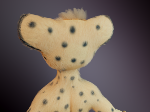 David Anthro Cheetah 3D मॉडल