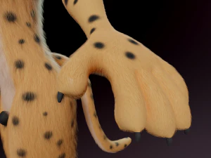 David Antro Ghepardo Modello 3D