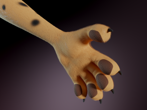 David Anthro Cheetah 3D मॉडल