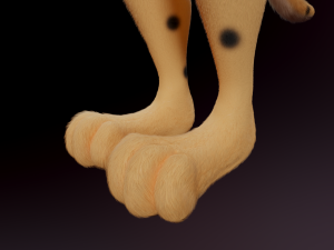 David Anthro Cheetah 3D मॉडल