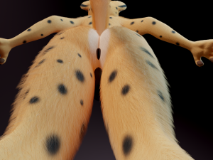 David Anthro Cheetah 3D मॉडल