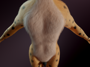 David Anthro Cheetah 3D मॉडल