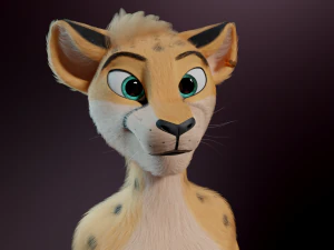 David Antro Ghepardo Modello 3D