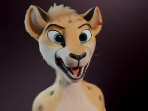 David Anthro Cheetah 3D मॉडल