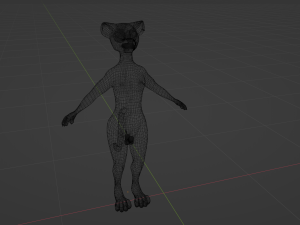 David Anthro Cheetah 3D मॉडल