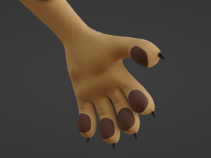 David Anthro Cheetah 3D मॉडल