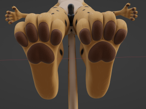 David Anthro Cheetah 3D मॉडल