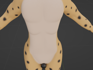 David Anthro Cheetah 3D मॉडल