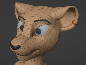 David Anthro Cheetah 3D मॉडल
