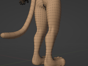 David Anthro Cheetah 3D मॉडल