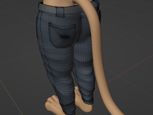 David Anthro Cheetah 3D मॉडल