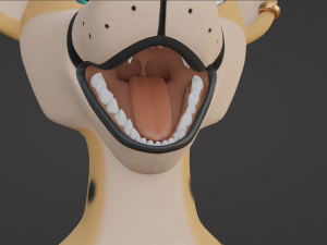 David Anthro Cheetah 3D मॉडल