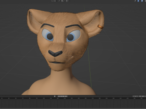 David Anthro Cheetah 3D मॉडल