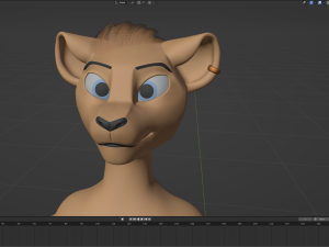 David Anthro Cheetah 3D मॉडल