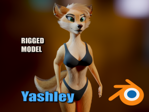 Yashley Anthro Fox Modelo 3D