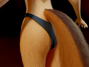 Yashley Anthro Fox Modèle 3D