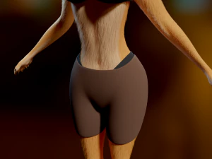 Yashley Anthro Fox 3D Model