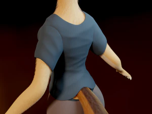 Yashley Anthro Fox 3D Model
