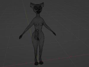 Yashley Anthro Fox Modèle 3D