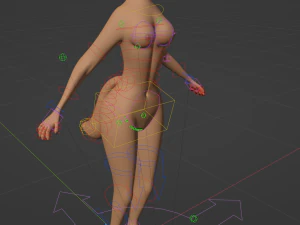Yashley Anthro Fox 3D Model