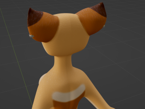 Yashley Anthro Fox Modèle 3D