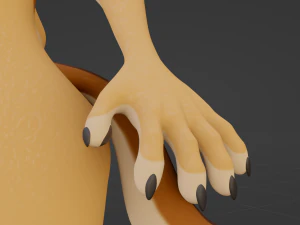 Yashley Anthro Fox 3D Model