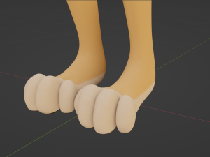 Yashley Anthro Fox Modèle 3D
