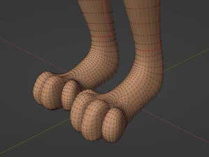 Yashley Anthro Fox 3D Model