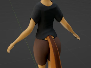 Yashley Anthro Fox 3D Model